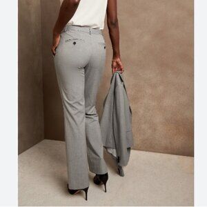 Banana Republic NEW Women's Logan Curvy Fit Light Grey Tailored Trouser Size 2
